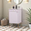 Ensemble de meuble-lavabo simple blanc 18 po