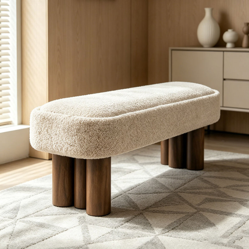 Banc rembourré 51,57 L, Kaki