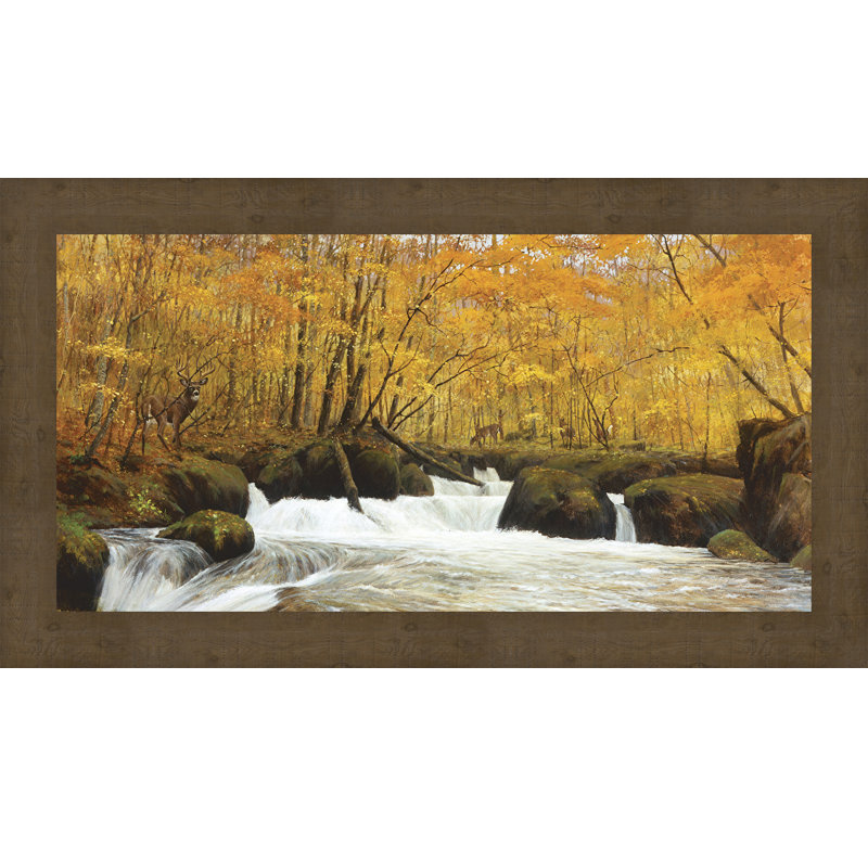 « golden automne », reproduction de photo encadrée Wildlife, Birds & Animals