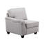 Canapé modulaire en lin gris 8 pièces - Élégant ajout de salon en forme de L 8 pièces