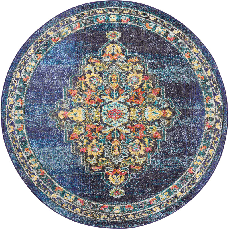 Oriental Area Rug, Round 160cm