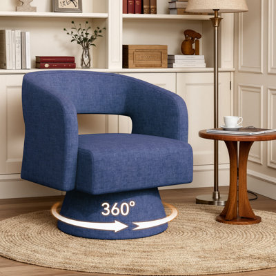 Fauteuil demi-tonneau pivotant de 27,5 po Taraval