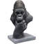 Deco Object Thinking Gorilla Head 49cm
