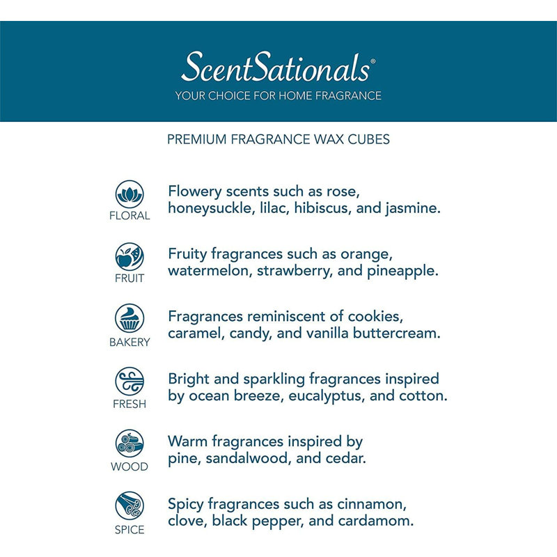 ScentSationals Vanilla Pine Wax 4 PK