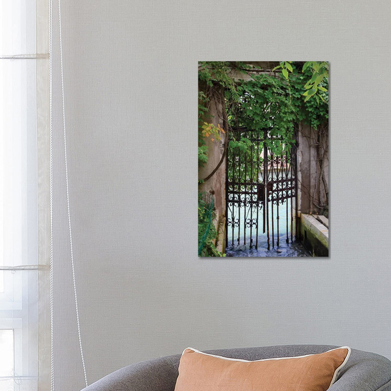 Elegant Canal Entrance by Laura DeNardo - 1 Piece Wrapped Canvas Wall Art, 66.04 cm H x 45.72 cm W x 1.91 cm D
