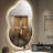 Aevar Asymmetrical Cloud LED Lighted Anti-Fog Bathroom/Vanity Mirror with Tempered Glass & ETL-1464192357