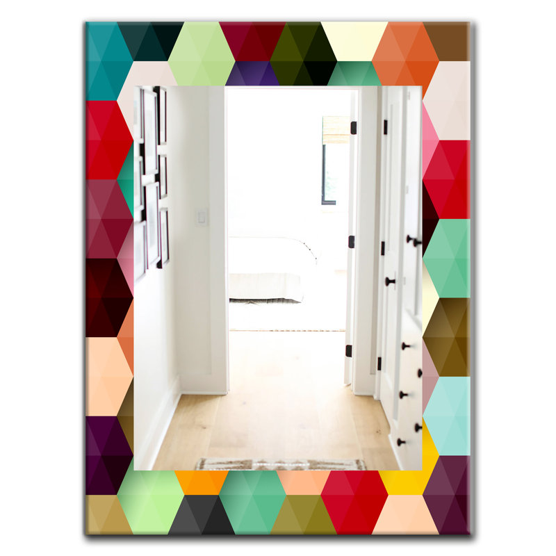 Miroir mural Honeycomb 5, L 30 po x H 48 po