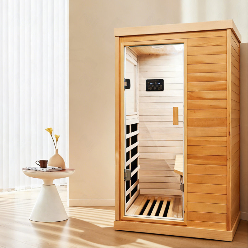 1-Person Compact Far-Infrared Home Sauna Cabin