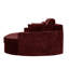 Fauteuil demi-tonneau rembourré avec porte-gobelets-1186097760