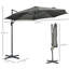 Carmya 3 x 3(m) Cantilever Parasol with Cross Base, Garden Umbrella-1011768686