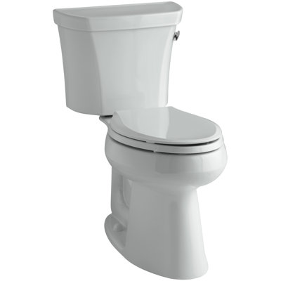 Toilette allongée deux pièces à haute efficacité énergétique 1,28 GPF Highline ™ (siège non inclus)