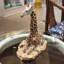 Figurine girafe en porcelaine