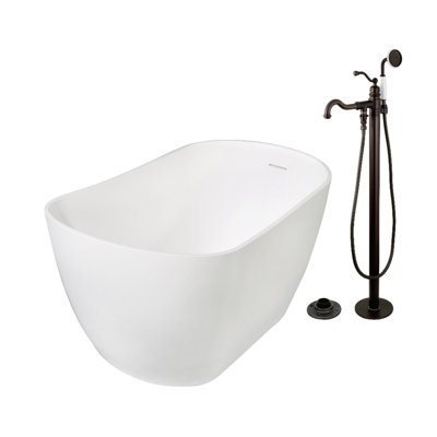 Baignoire autoportante ovale 51 po Kingston