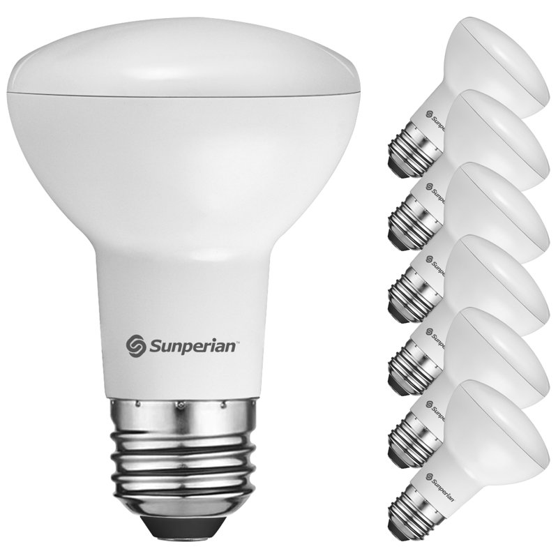 6 watts (50 watts équivalents), DEL BR20, ampoule à intensité variable, blanc froid (4000K) E26 / culot moyen (standard)