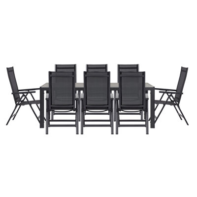 Rhiann 8 Seater Dining Set