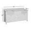 Meuble-lavabo double l 72 po x P 23 po x H 35 po Yorkshire-1892879171