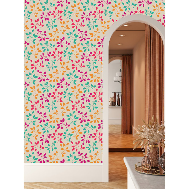 Floral Roll, 2.08' W x 10.42' L