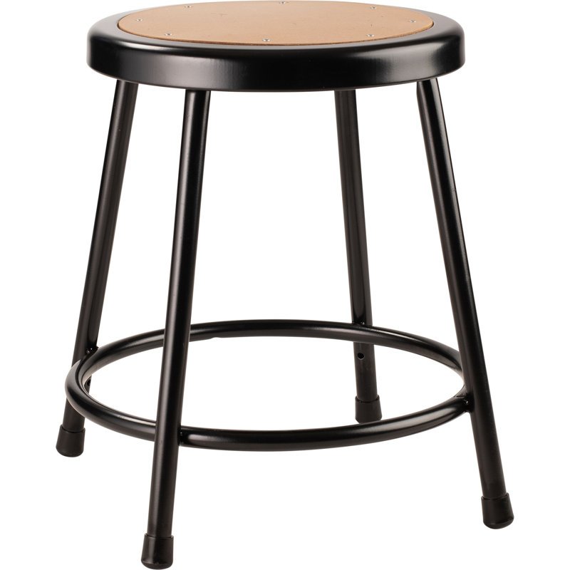 Tabouret industriel / d'atelier 6200 series, Noir, H 18 po