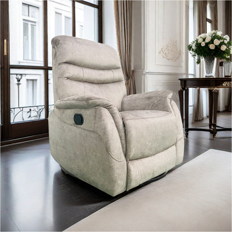 Fauteuil inclinable électrique en velours, Velours gris velours