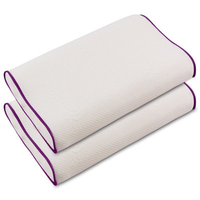Pair of Orthocervical Memory And Gel Pillows Higel