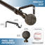 Tringle à rideaux simple réglable 1 po-21683738-21683739