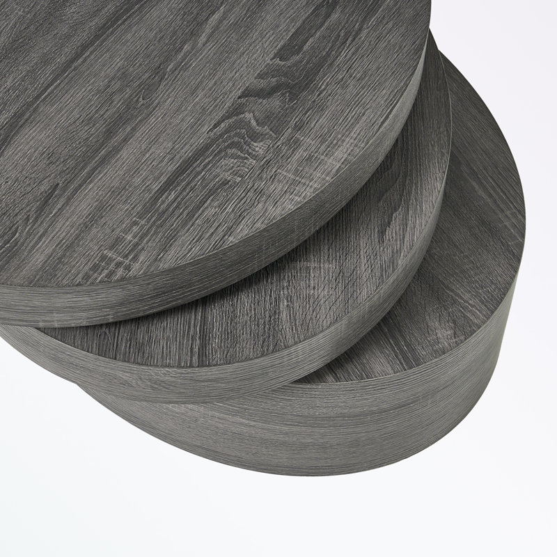 Rotating coffee table with sturdy base