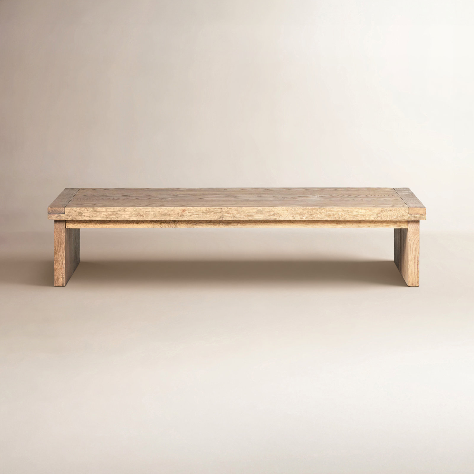 Nemo Single Coffee Table, Worn Oak Veneer
