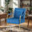 Ernst Modern Accent Chair Luxurious Velvet Couch With Gold-Tone Metal Arms & Legs For Living Room, Home Office & Studio-110862363