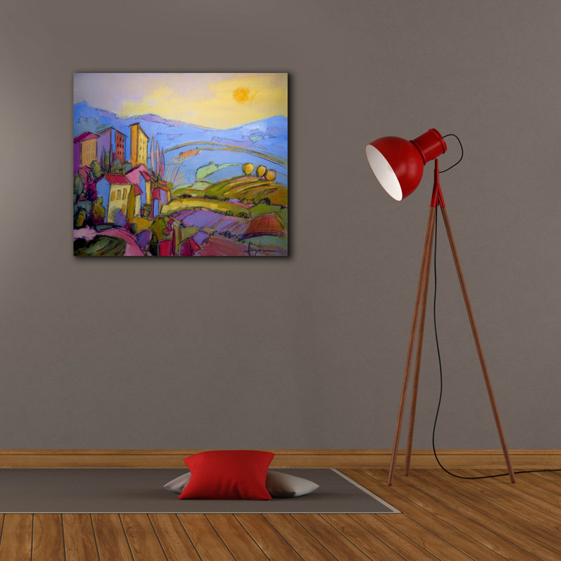  «Cascading Dream 2» par Dorothy Fagan, art mural sur toile, H 26 po x l 30 po