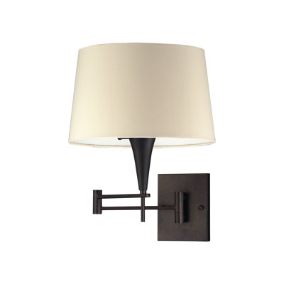 1 - Light Dimmable Bronze Swing Arm