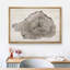 «Wood Tree Ring Log Neutral Farmhouse Cabin Cottage Eathy Decor», reproduction d'art sur toile encadrée-418975237-463639651