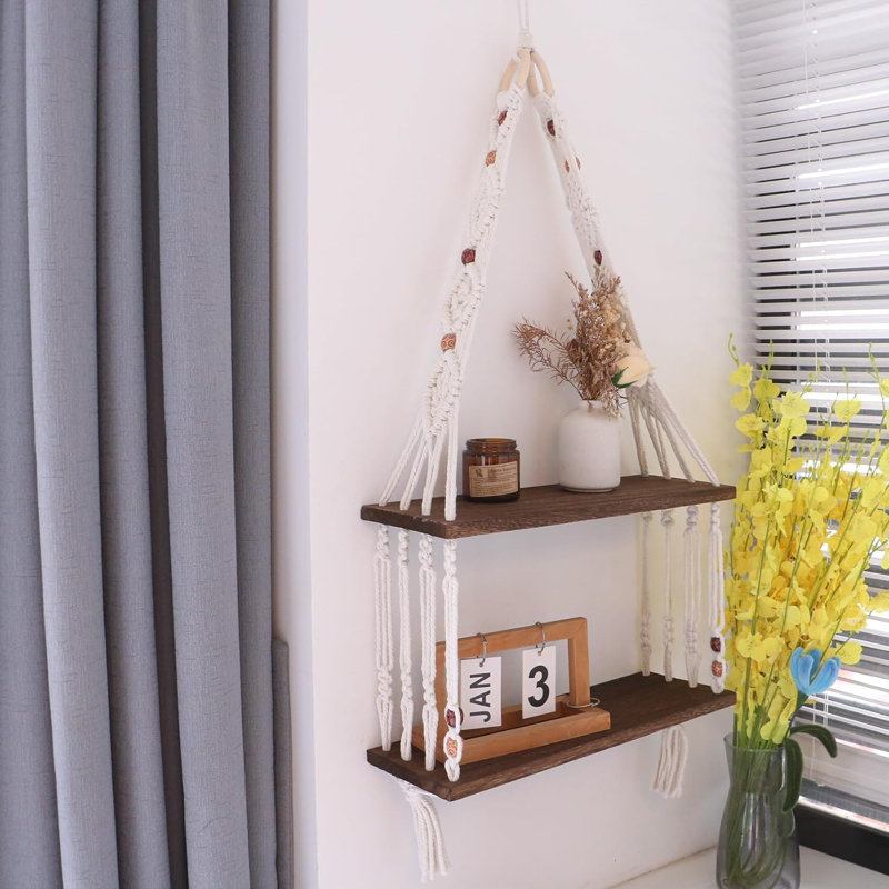 Tablettes murales en bois