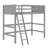Wood Loft Bed With Ladder-1163759250