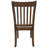 Kendall Rubberwood Dining Chairs with Cushioned Seats-111087593-111087594