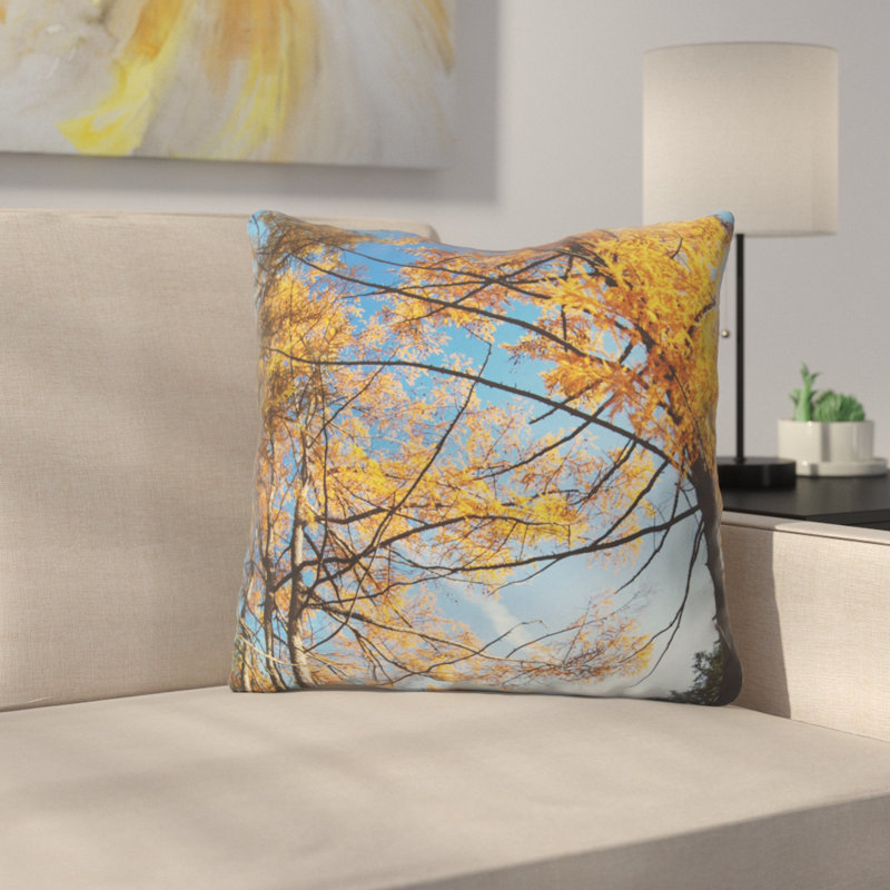 The Autumn Sky Throw Pillow, 20" x 20"