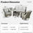 Emanuell 5 - Person  Patio Conversation Sets, Premium All-Weather Wicker Patio Sofa Set with Cushions-1664603254