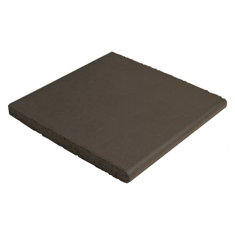 Carreau de faïence en céramique noir chocolat 6 "x 6" Quarry