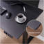 Bureau électrique debout, bureau à hauteur ajustable, bureau assis-debout 24 po x 48 po, cadre noir / plateau noir-275079668