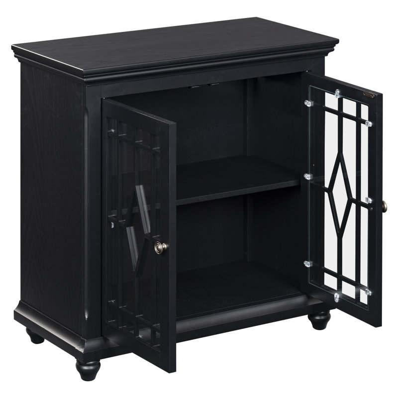 Armoire à deux portes Rosita, Black