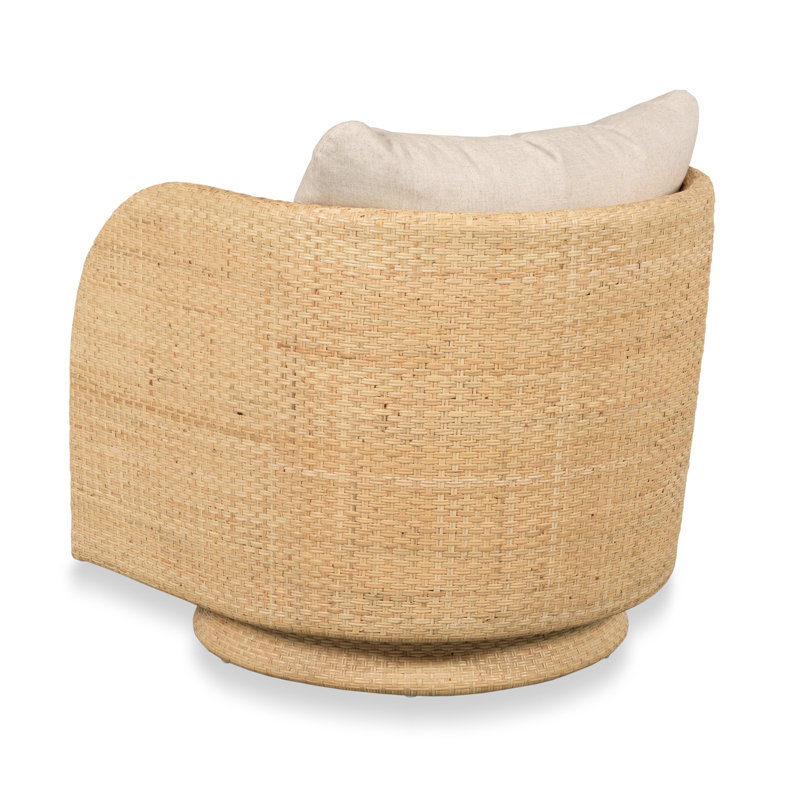 Linen Swivel Chair
