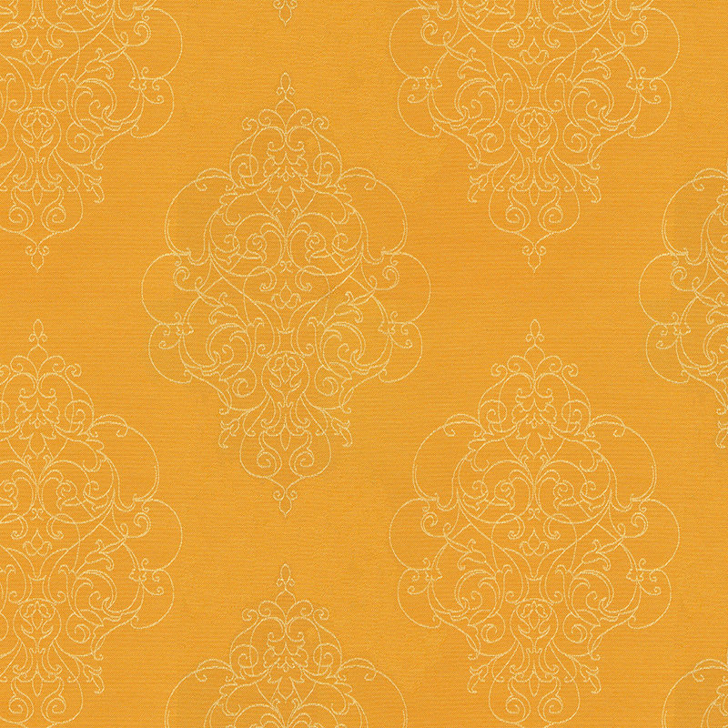 Tissu Ornamental, Jaune