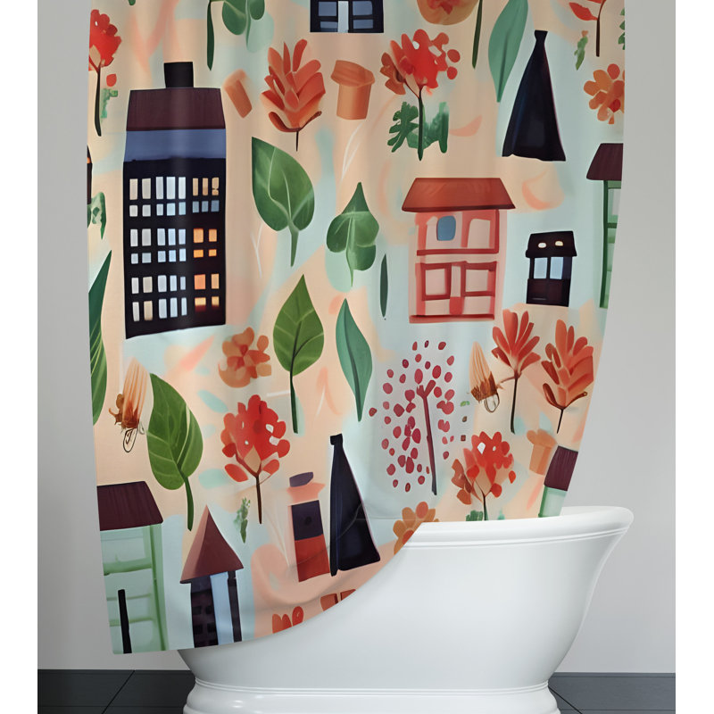Rideau de douche Curtisha, H 72 po x l 70 po