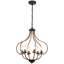 Lustre style campagnard 6 lumières-1166317247