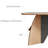 Sintered stone solid wood ash dining table set-106920748