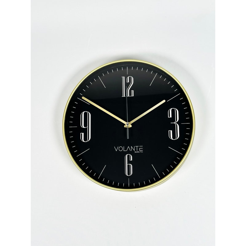 Ampelio Wall Clock, Gold