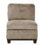 Canapé modulaire en tissu Camel Chenille