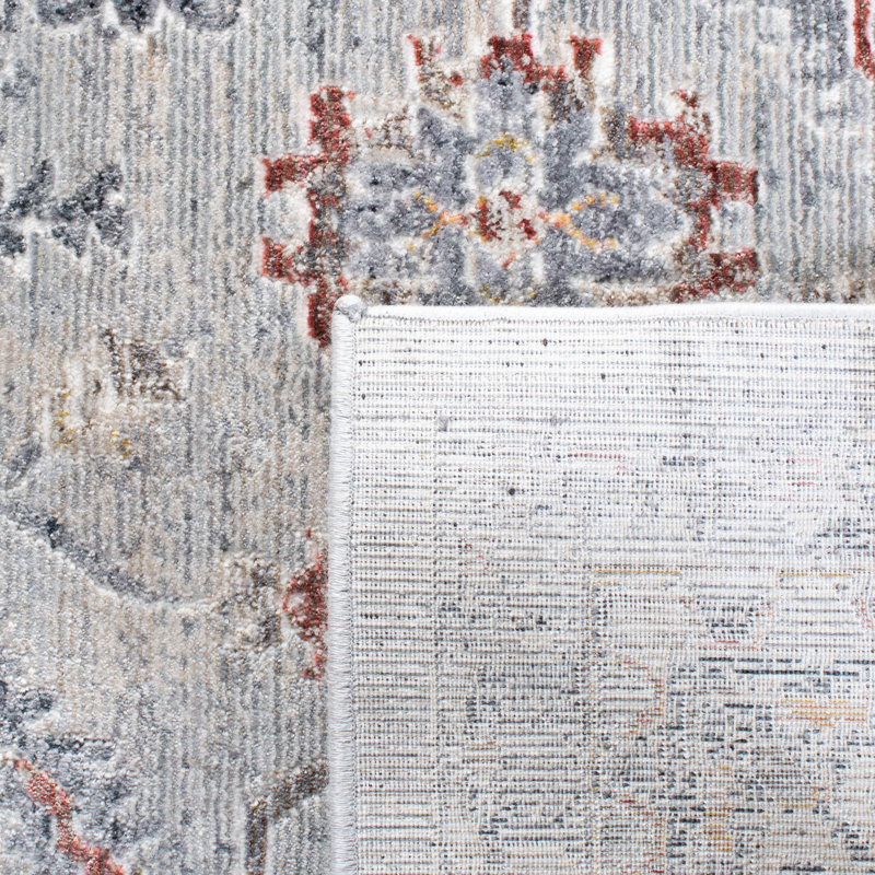 Tapis oriental gris clair Smeltzer, Tapis de couloir : 3 pi x 10 pi