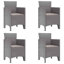 4 - Person Patio Dining Set with Rectangular Table , Cushions Included