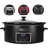 HomeCookin Programmable Slow Cooker 6QT Black-88793418-88793417