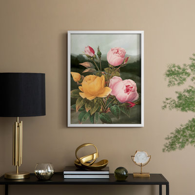 «Botanical Landscape II», reproduction encadrée - bois massif